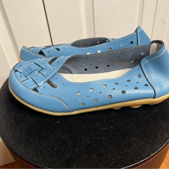 Woobling Womens Loafers Round Toe nonslip Flat Boat Shoes Nonslip Moccasins 40 - Picture 8 of 14